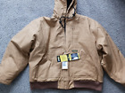 Walls Enduro Flex Insulated Hooded Duck Jacket - 2X Brown Tan Winter