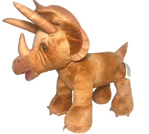 TRICERATOPS DINOSAURIER 16 Zoll lang Plüsch braun Build A Bear Workshop BABW - Bild 1 von 6