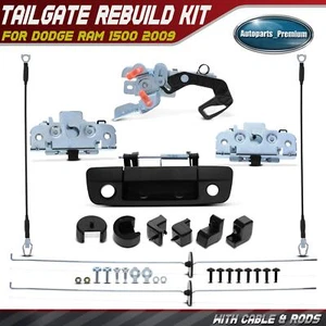 Metal Tailgate Hardware Rebuild Kit with Cable & Rods for Dodge Ram 1500 2009 - Picture 1 of 11