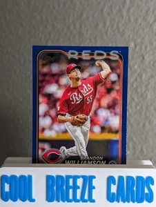 2024 Topps Serie 2 Brandon Williamson Royal Blue Parallel Cincinnati Reds - Bild 1 von 3