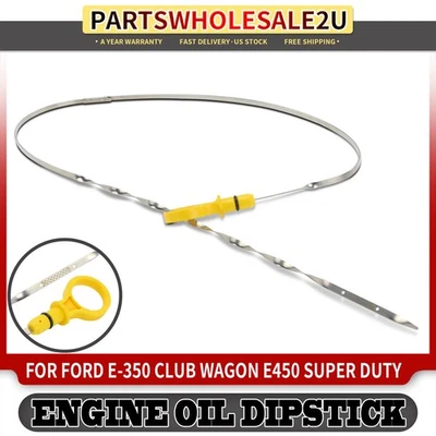 1x Varilla de medición de aceite de motor para Ford E-350 Club Wagon E-450 Econoline Super Duty 6,8 L Foto 1 de 4