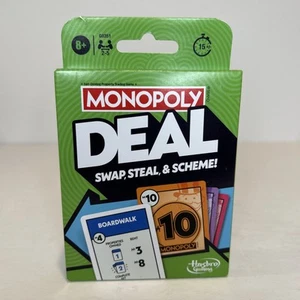 Monopoly Deal Card Game Quick-Playing Family Card Game Hasbro Gaming Fun Action - Picture 1 of 4