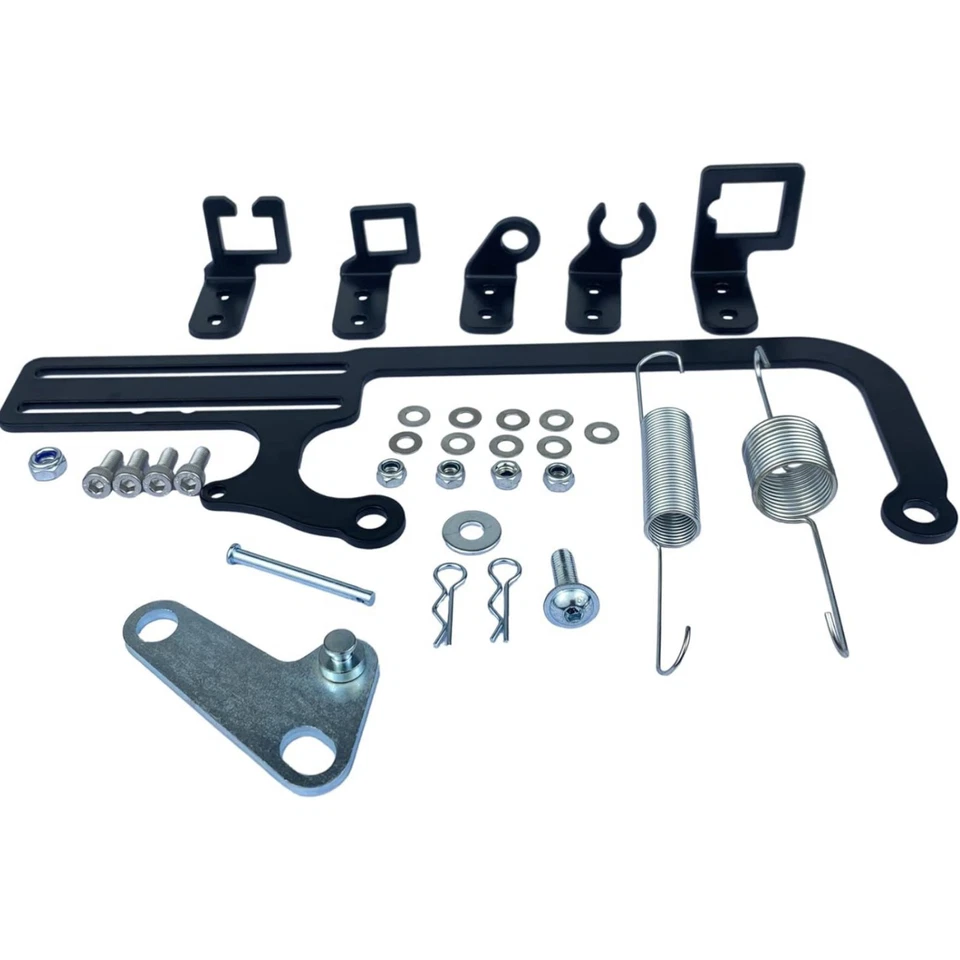 304147 Throttle Carburetor Cable Mount Bracket Set For GM 700R4 Transmissions - Image 1 of 4