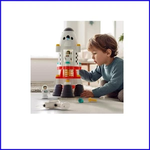 Juguete de cohete de exploración con astronautas - Divertida experiencia de aprendizaje STEM para niños - Imagen 1 de 8