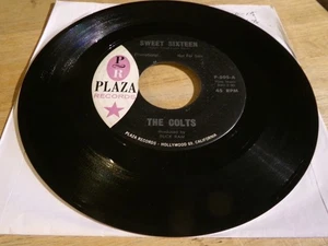 The Colts 45 - Sweet Sixteen - Plaza P-505 Black/White label promo - Picture 1 of 2