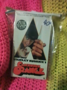 Vintage VHS A Clockwork Orange Stanley Kubrick Factory SEALED 1991 WB - Picture 1 of 3