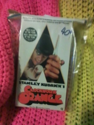 Vintage VHS A Clockwork Orange Stanley Kubrick Factory SEALED 1991 WB - Image 1 of 3