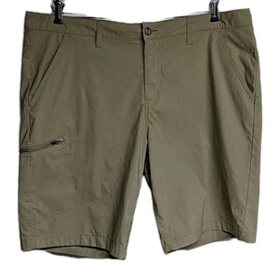 Original Weatherproof Vintage Men Shorts 40 Chico Reg Fit Zip Pockets Beige - Picture 1 of 9