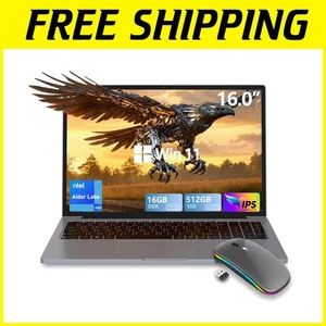 Teclado retroiluminado ZOLWAYTAC Laptop 16GB RAM 512GB SSD WiFi/BT - Imagen 1 de 11