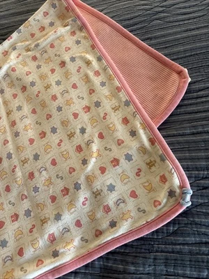 Manta de bebé de algodón vintage reversible Gymboree Foto 1 de 4