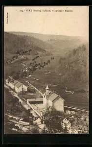 AK Glay, L ́École, Le Lomont et Blamont 1914 - Bild 1 von 2