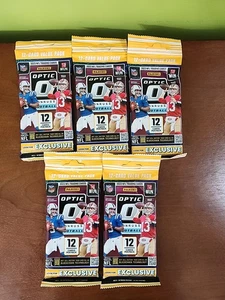 2023 PANINI DONRUSS OPTIC NFL FOOTBALL CELLO FAT PACK BOX. 12 VERSIEGELTE PACKUNGEN.  - Bild 1 von 2