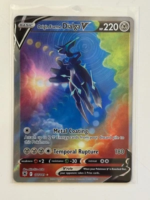 Origin Forme Dialga V (Alternate Full Art) 177/189 Swsh10: Astral Radiance Holo - Image 1 of 2