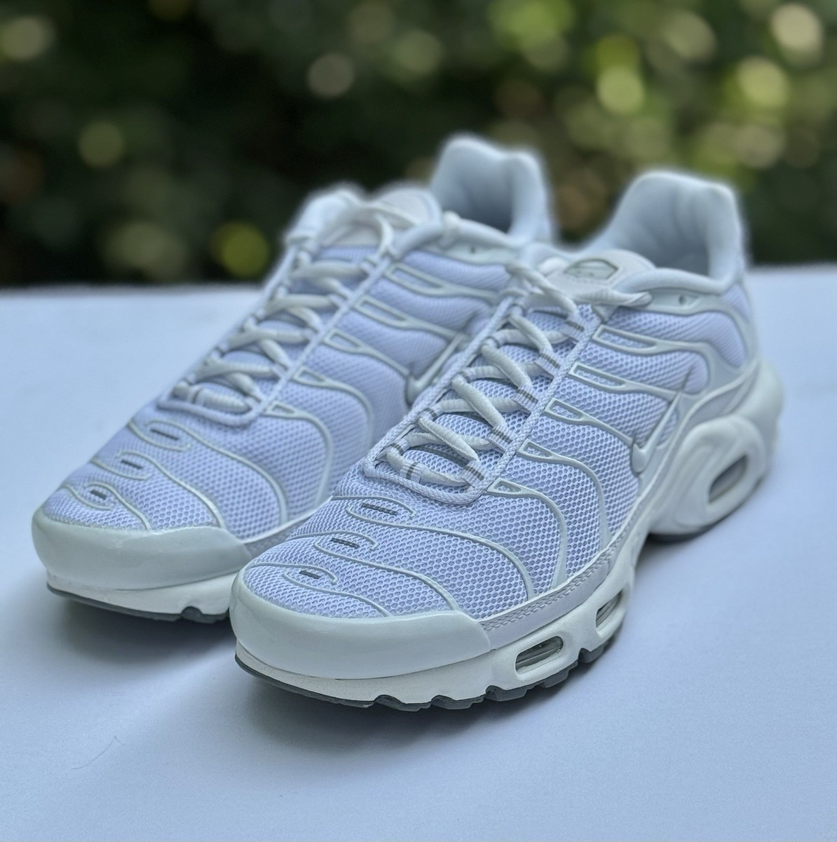 Las mejores ofertas en Nike Air Max Plus TN Triple White | eBay