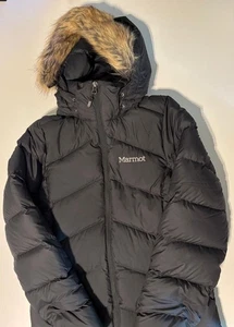 Marmot Damen Mantel Montreaux, Daunenjacke, warmer Parka, winddicht, schwarz, S - Bild 1 von 7