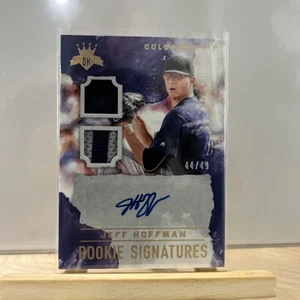 2017 Damond Kings Dual Patch Auto Jeff Hoffman 44/49 - Picture 1 of 2