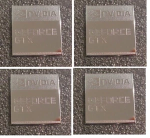 Nvidia GEFORCE GTX Sticker Silver 1650 1060 1080 1080 ti 1070 1660 super QTY 1 - Picture 1 of 48