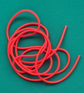 Heavy duty catapult elastic magenta Natural Rubber Latex tubing 11 ft 2" length - Picture 1 of 2