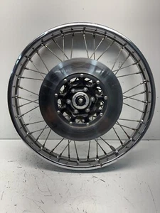 Honda CB500F CB 500 Four Front Rim / Wheel Assembly / GOOD CHROME (1971) - Picture 1 of 12
