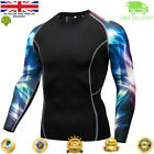 Mens Compression Top Workout Cross Fit Mma Cycling Running High Quality