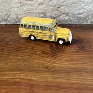 Vintage Tootsie Toy Township Jr. High School Bus Made In USA Toy Bus - Picture 1 of 17