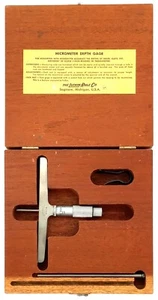 Lufkin Rule Co. No. "Alcance micrómetro de profundidad 515 0-6""" - Imagen 1 de 4
