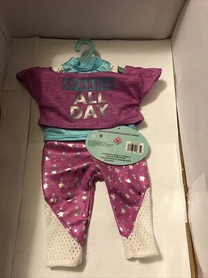 Roupa de boneca My Life 18" roxa brilhante nova em folha com etiquetas  - Imagem 1 de 2