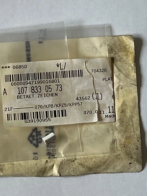 Interruptor de motor soplador símbolo flecha mercedes-benz r107 1078330573 Foto 1 de 2