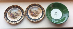 Arklow Plates – Pair Small Plates Pheasents also trust houses ireland plate - Picture 1 of 4