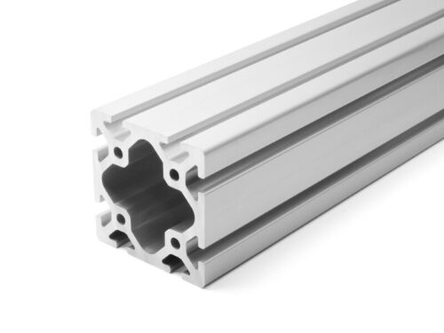 Aluminum profile 100x100 L I-type groove 10 light silver aluminum profile (€201.90/m)