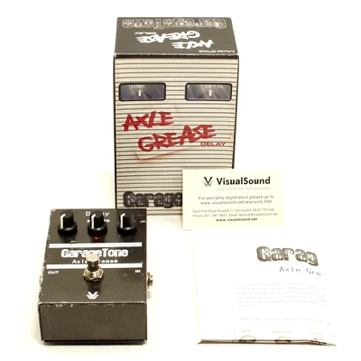 [Good!!] Visual Sound Axle Grease delay guitar effects pedal w/Full box package - Image 1 of 4