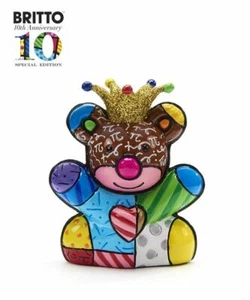 BRITTO ANNIVERSARY MINI FIGURINE: HAPPY BEAR DESIGN Limited 10Th Anniversary - Picture 1 of 2