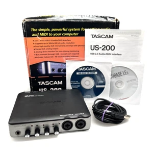 Tascam US-200 Tragbares 2-In/4-Out Audio/MIDI Interface USB 2-Kanal - Bild 1 von 12