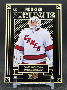 2022-23 UD Series 2 UD Rookies Portraits Pyotr Kochetkov SP  Hurricanes P-45