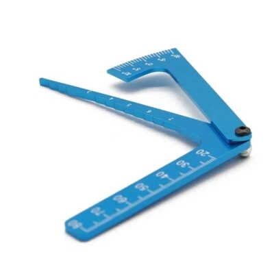 1pc Carossage Jauge 3 In1 Alliage Bleu Voiture for 1/8 1/10 RC Latte Camion - Photo 1/4