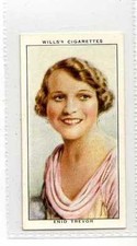 (Jc2261-100)  WILLS RADIO,CELEBRITIES 2ND SERIES,ENID TREVOR,1934#25