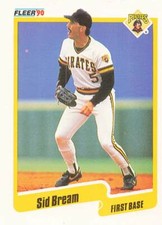 1990 Fleer Pittsburgh Pirates Baseball Card #463 Sid Bream