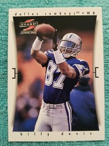 1997 SCORE BILLY DAVIS #221 DALLAS COWBOYS