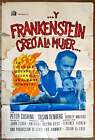And Frankenstein Created Woman, Spanish Language Orig Poster, 1Sh 1967 Peter Cus