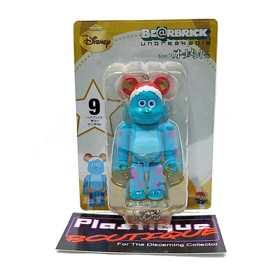 Bearbrick Disney Sulley Santa #9 ADORNO ESPECIAL FELIZ KUJI NAVIDAD SIN USAR, EN CAJA M... Foto 1 de 4