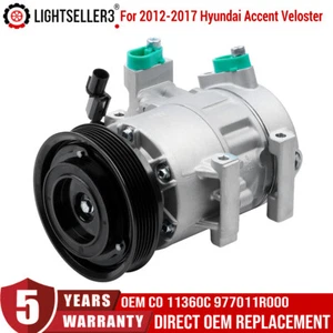 CO 11360C AC Compressor For Hyundai Veloster 2012-2017 Accent 12-14 977011R000 - Picture 1 of 14