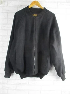 Australian Bluey mens/womens? Coat jacket black zip front 2xl pockets - Picture 1 of 7