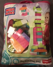mega bloks scooping wagon pink
