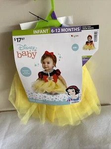 NWT Snow White Baby Costume 6-12Months Halloween Costume Disney baby - Picture 1 of 2