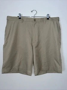 Pantalones Cortos de Golf Informales PGA Tour Hombres Caqui Frente Plano Talla 40 - Imagen 1 de 8