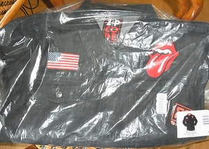 ROLLING STONES "Zipcode 2015" Schwarze Denim / Jeans Jacke Größe XL RARE sealed - Bild 1 von 1