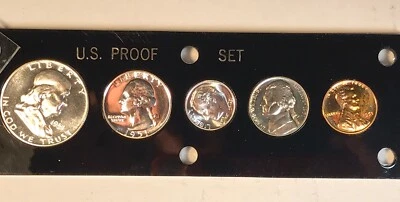 1951 US Proof Set in Capital Holder. Toned Franklin. Free Shipping. - Image 1 of 4