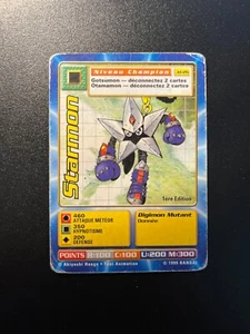 DIGIMON DIGI-BATTLE FRENCH STARMON jd-26 1ST EDITION BANDAI - Picture 1 of 2