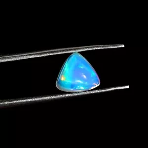 AAA+ Ópalo de Fuego Etíope Multicolor Piedras Preciosas Fabricación de Joyas Cabujón 0.95ct - Imagen 1 de 7