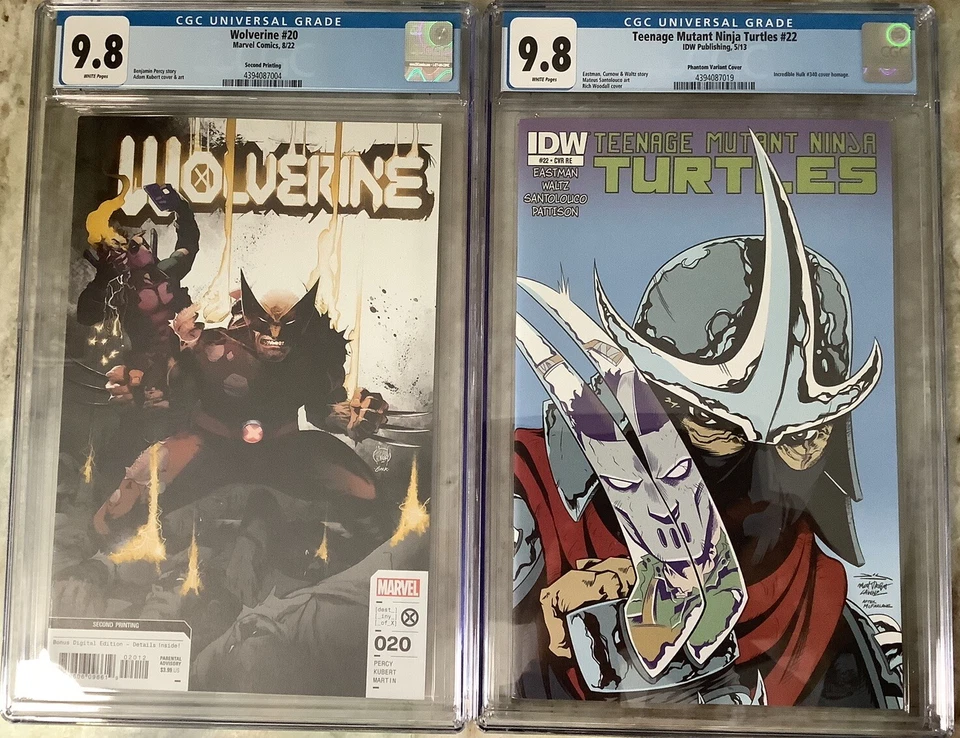 TMNT 22 Phantom Variant CGC 9.8 2013 IDW & Wolverine 20 2nd Print 2022 CGC 9.8 - Image 1 of 4
